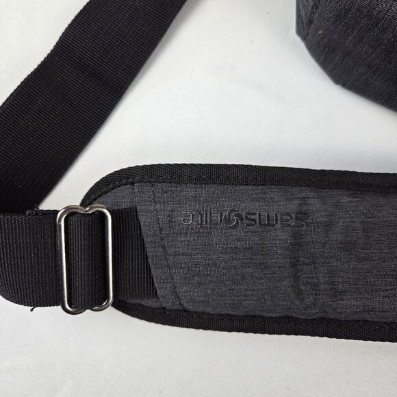 Samsonite Gray Computer Laptop Travel Bag Double Handles Detachable Strap - Picture 9 of 16